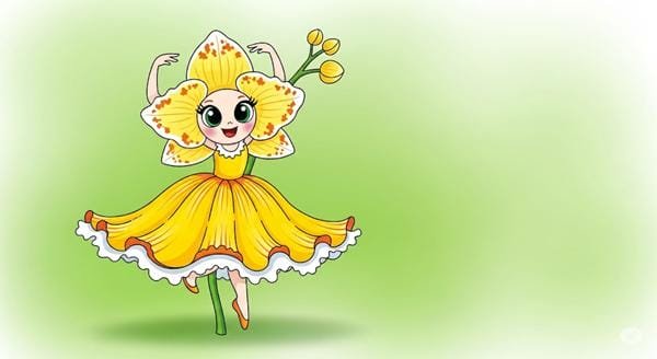 dancing lady orchid Bloom & Art