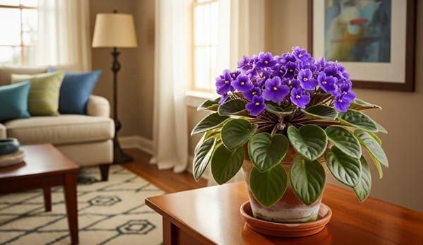 african-violet african violet Bloom & Art